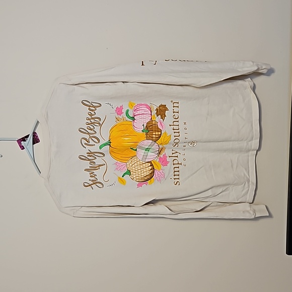 Simply Southern off white long sleeve t shirt - Picture 5 of 9